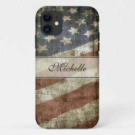 Personalisierte Vintage Patriotische Amerikanische Case-Mate iPhone Hülle
