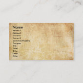 Personalisierte Vintage patriotische amerikanische Visitenkarte (Rückseite)