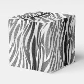 Personalisierte Vintage Princess Baby Dusche Zebra Geschenkschachtel (Vorderseite)