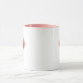 Personalisierte Vintage Rose "K" Tasse (Zentrum)