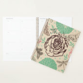Personalisierte Vintage Rose Planer (Anzeige)