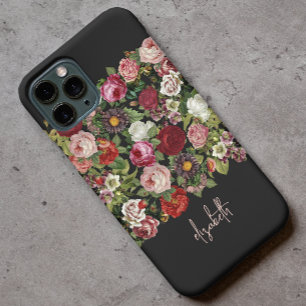 Personalisierte Vintage-Rosen Case-Mate iPhone Hülle