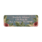 Personalisierte Vintage Rücksendeadresse (Vorne)