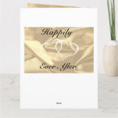 Personalisierte Vintage Seide-12. Karte (Rückseite)