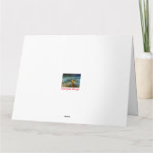 Personalisierte Vintage Snowman Weihnachtskarte Karte (Rückseite)