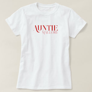 Personalisierte Vintage Typografie T-Shirt