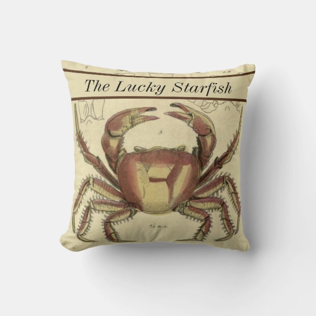 Personalisierte Vintage Wasserfarbe Kissen (Vorderseite)