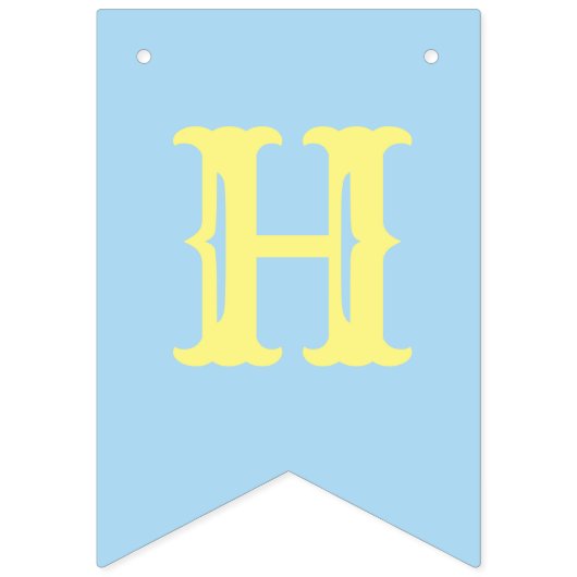 Personalisierte Vintage Zirkus-Flaggen-Fahne Wimpelkette (Zweite Fahne)