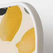 Personalisierte Vintage Zitronen mit grünen Blätte Pickleball Schläger (Linke Seite)