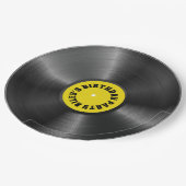 Personalisierte Vinyl-Albumaufzeichnung   Pappteller (Schrägansicht)