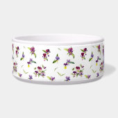 Personalisierte violette Blumen Napf (Links)