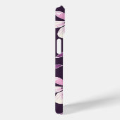 Personalisierte, violette Handblumen Case-Mate iPhone Hülle (Rückseite / Rechts)