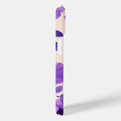 Personalisierte, violette Handblumen Case-Mate iPhone Hülle (Rückseite / Rechts)