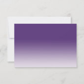 Personalisierte violette Zahnfee Danke schön (Rückseite)