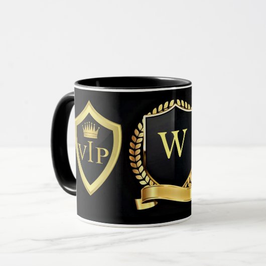 Personalisierte VIP Tasse (Vorderseite Links)