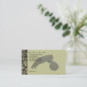 Personalisierte Visitenkarte (Stehend Vorderseite)