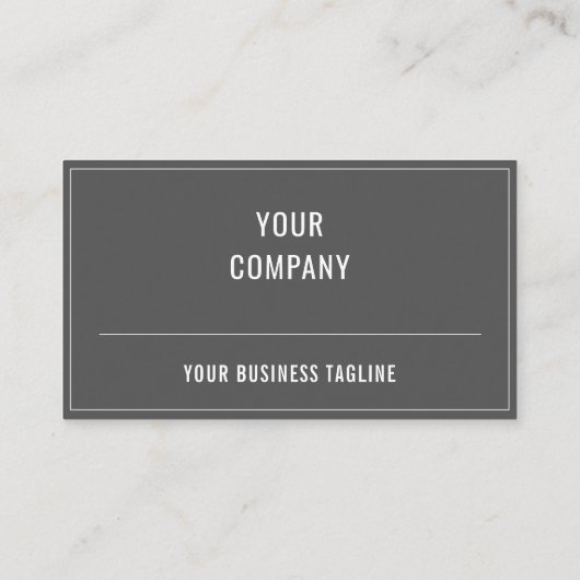 Personalisierte Visitenkarte (Rückseite)