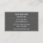 Personalisierte Visitenkarte (Vorderseite)