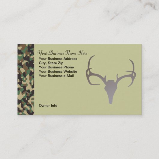 Personalisierte Visitenkarte (Vorderseite)