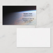 personalisierte Visitenkarte der NASA Earth (Vorne/Hinten)
