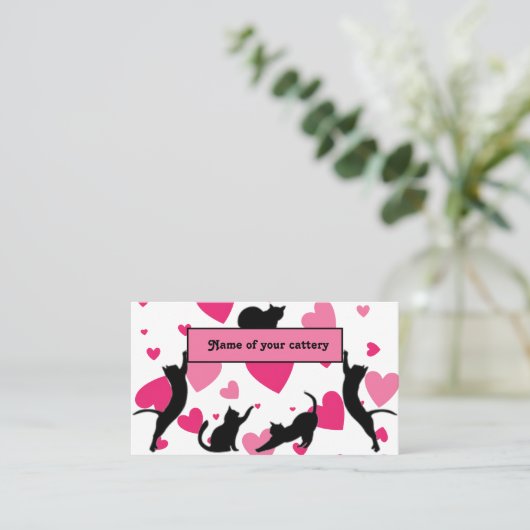 Personalisierte Visitenkarte für den Fang (Stehend Vorderseite)