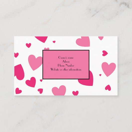 Personalisierte Visitenkarte für den Fang (Rückseite)