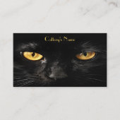 Personalisierte Visitenkarte für die schwarze Katz (Vorderseite)