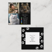 Personalisierte Visitenkarte für Fotocollage (Vorne/Hinten)