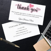 Personalisierte Visitenkarte für Ihre Bestellung