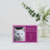 Personalisierte Visitenkarte für Katteronien (Stehend Vorderseite)