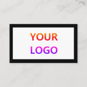 Personalisierte Visitenkarte - Ihre Farben und Ihr (Vorderseite)