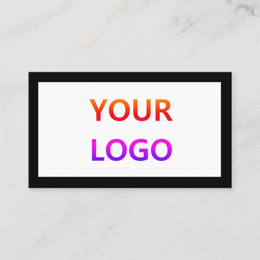 Personalisierte Visitenkarte - Ihre Farben und Ihr (Vorderseite)