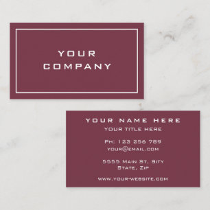 Personalisierte Visitenkarte - Ihre Farben und Ihr