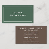 Personalisierte Visitenkarte Ihres eigenen Designu (Vorne/Hinten)