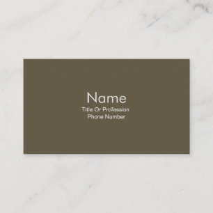 Personalisierte Visitenkarte Olive
