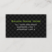 Personalisierte Visitenkarten für Kosmetika Visitenkarte (Rückseite)