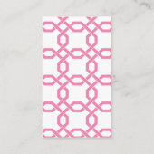 Personalisierte Visitenkarten für Lattice & Grosgr Visitenkarte (Rückseite)