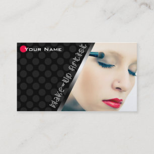 Personalisierte Visitenkarten für Makeup-Künstle Visitenkarte