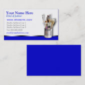 Personalisierte Visitenkarten für Maler Visitenkarte (Vorne/Hinten)