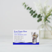 Personalisierte Visitenkarten für Maler Visitenkarte (Stehend Vorderseite)