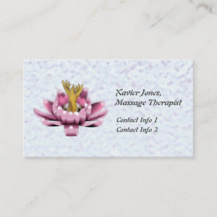 Personalisierte Visitenkarten für Massagetherapeu Visitenkarte