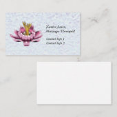 Personalisierte Visitenkarten für Massagetherapeut Visitenkarte (Vorne/Hinten)