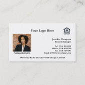 Personalisierte Visitenkarten für Verkäufer Visitenkarte (Vorderseite)