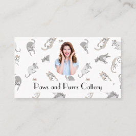Personalisierte Visitenkarten-Katteriemuster Visitenkarte