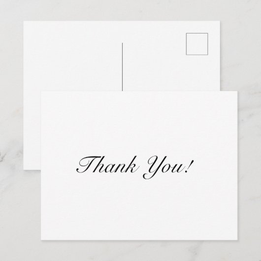 Personalisierte Visitenkarten Postkarte (Vorne/Hinten)