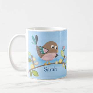 Personalisierte Vogel-Tasse Kaffeetasse