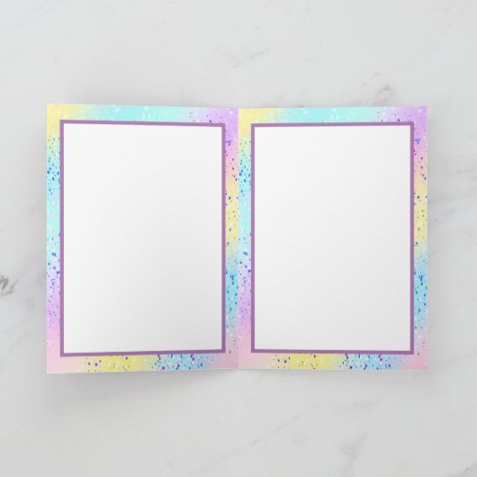 Personalisierte Volkskunst Karte (Innenseite)