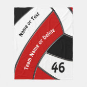 Personalisierte Volleyball-Fleece-Decken Fleecedecke (Vorderseite)
