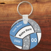 Personalisierte Volleyball-Gastgeschenke Geschenke Schlüsselanhänger (Vorderseite)