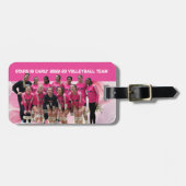 Personalisierte Volleyball-Gepäckmarke Gepäckanhänger (Vorderseite horizontal)